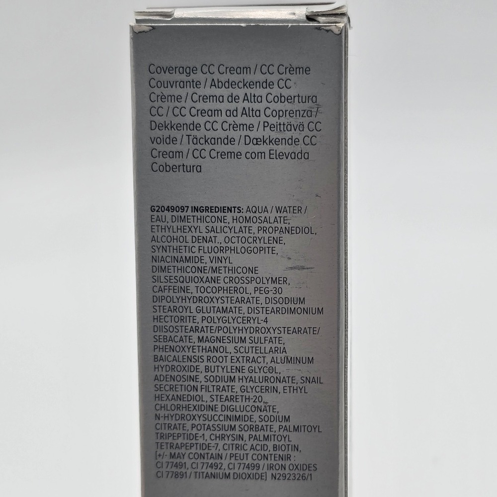 It Cosmetics SPF 50 CC+  Full Coverage Cream Deep Mocha 1.08oz - Picture 7 of 7